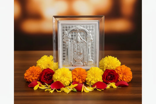 Silver Frame Balaji - Puja Celebrations