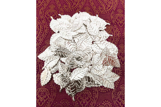 Silver Tulasi Leaf Set