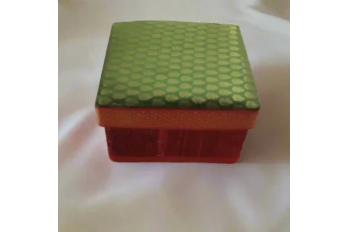 Korai box with brocade finish – elegant wedding gift packagin
