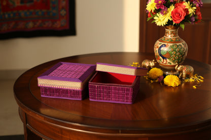 Square Plain Korai Box - Puja Celebrations