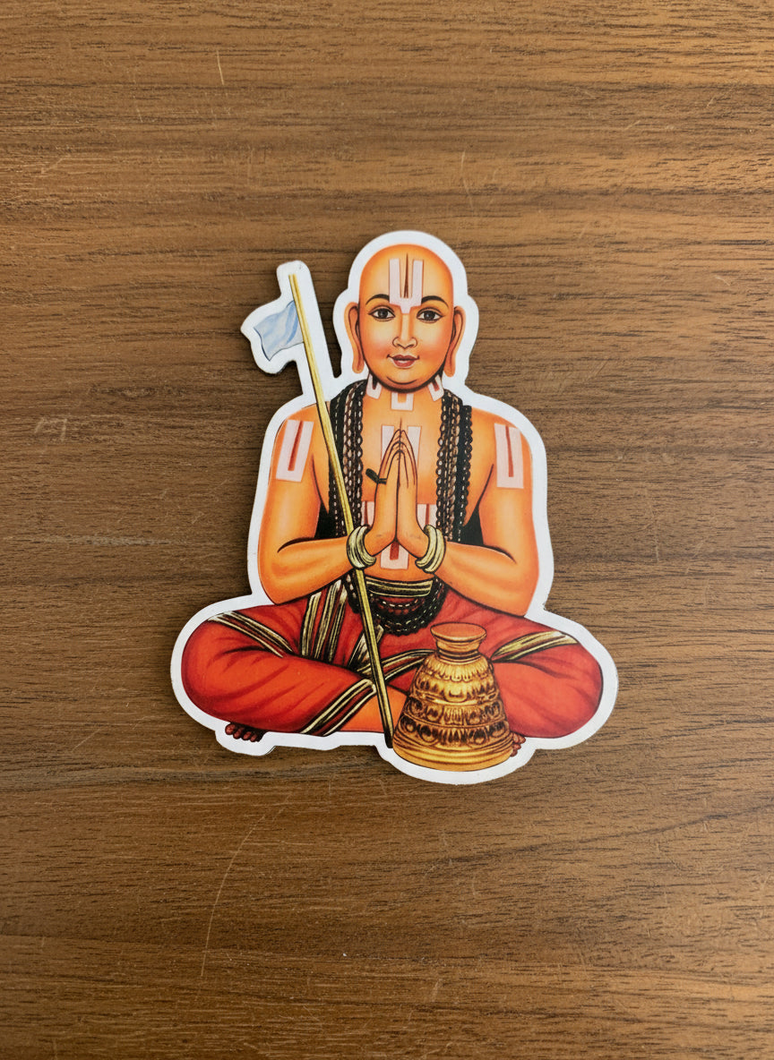 Ramanujar Fridge Magnet
