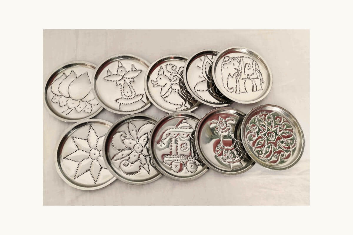 Steel Rangoli Stencil