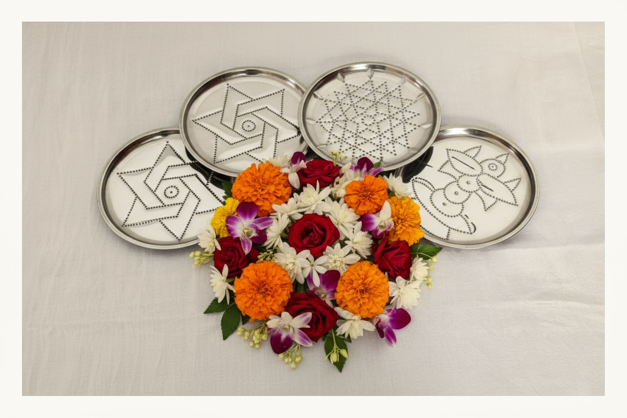 Steel Rangoli Stencil