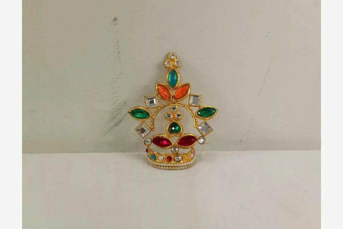 Stone Kireedam Mukut - Puja Celebrations