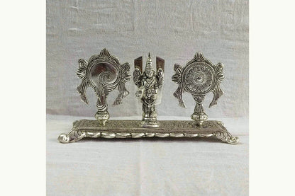 Tirupati Balaji Shankh Chakra Stand - Puja Celebrations