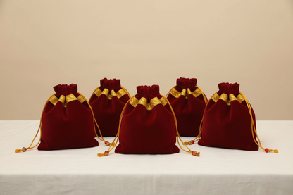 Velvet Potli Bags – Elegant Return Gifts for Weddings & Housewarming