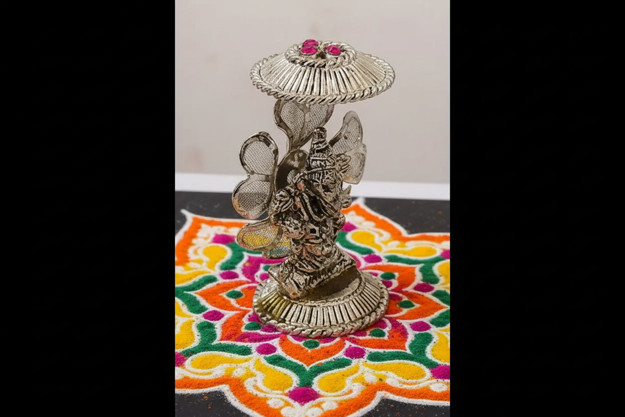 Antique Silver Ganesha Statuette under 99 for Bulk Gifting