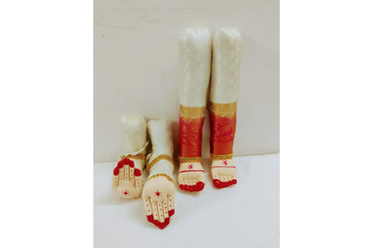 Decorated Pattu Zari Hastham Paadham