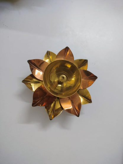 Brass Lotus Kamal Diya