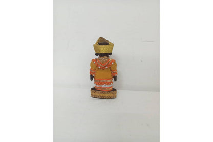 Decorated Wooden Marapachi Doll Pair