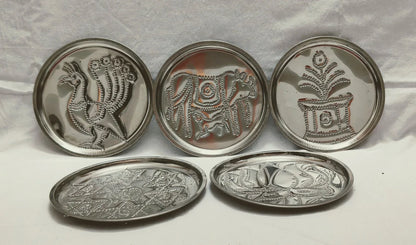 Steel Rangoli Stencil Plate - Puja Celebrations