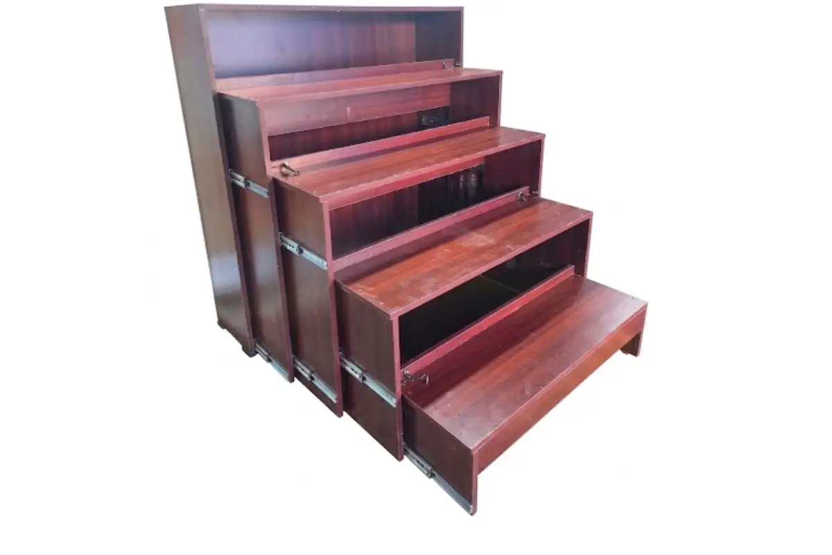 Drawer Style Wooden Golu Stand