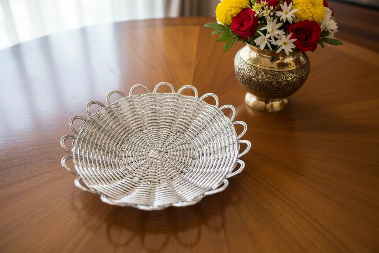 Mini-wire-dry-fruit-bowl-for- puperty return gifts-wholesale
