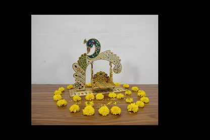 Housewarming Wooden Meenakari Jhula decor