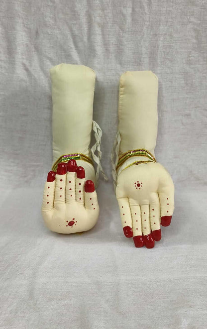 Lakshmi Devi hands