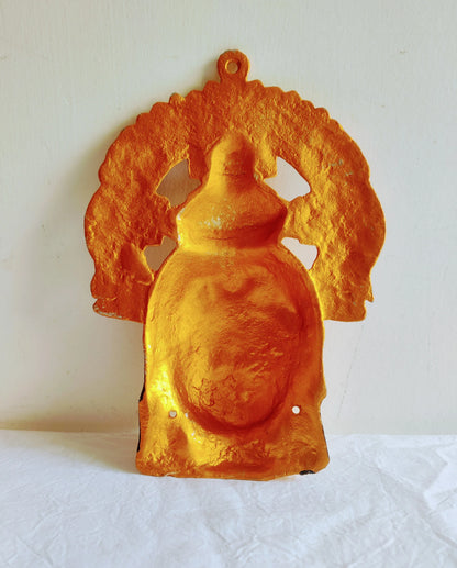 Varalakshmi Devi Amman Yellow Face Mukhvada - Puja Celebrations