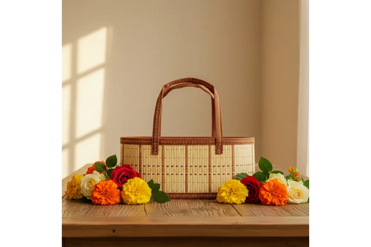 Bamboo Foldable Basket