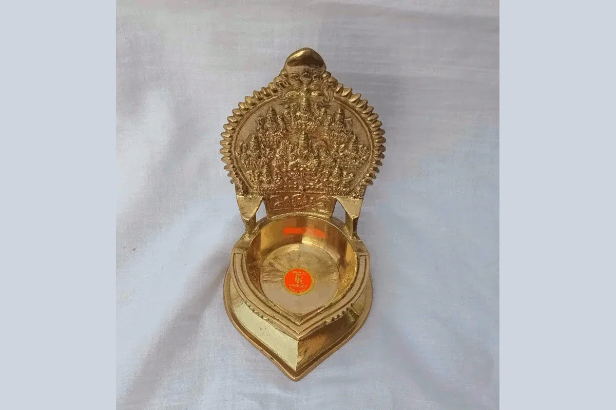 brass diya vilakku - Puja Celebrations