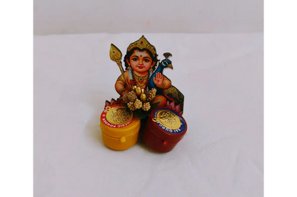Bulk packaging of MDF Haldi Kumkum fridge magnet return gifts by Puja Celebrations