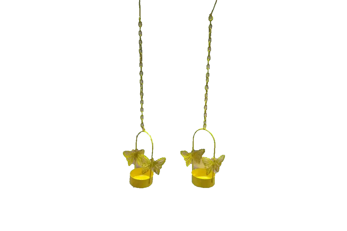 Premium butterfly tealight holder for puja