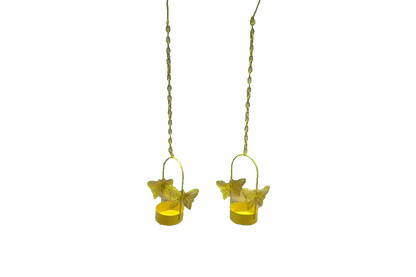 Premium butterfly tealight holder for puja