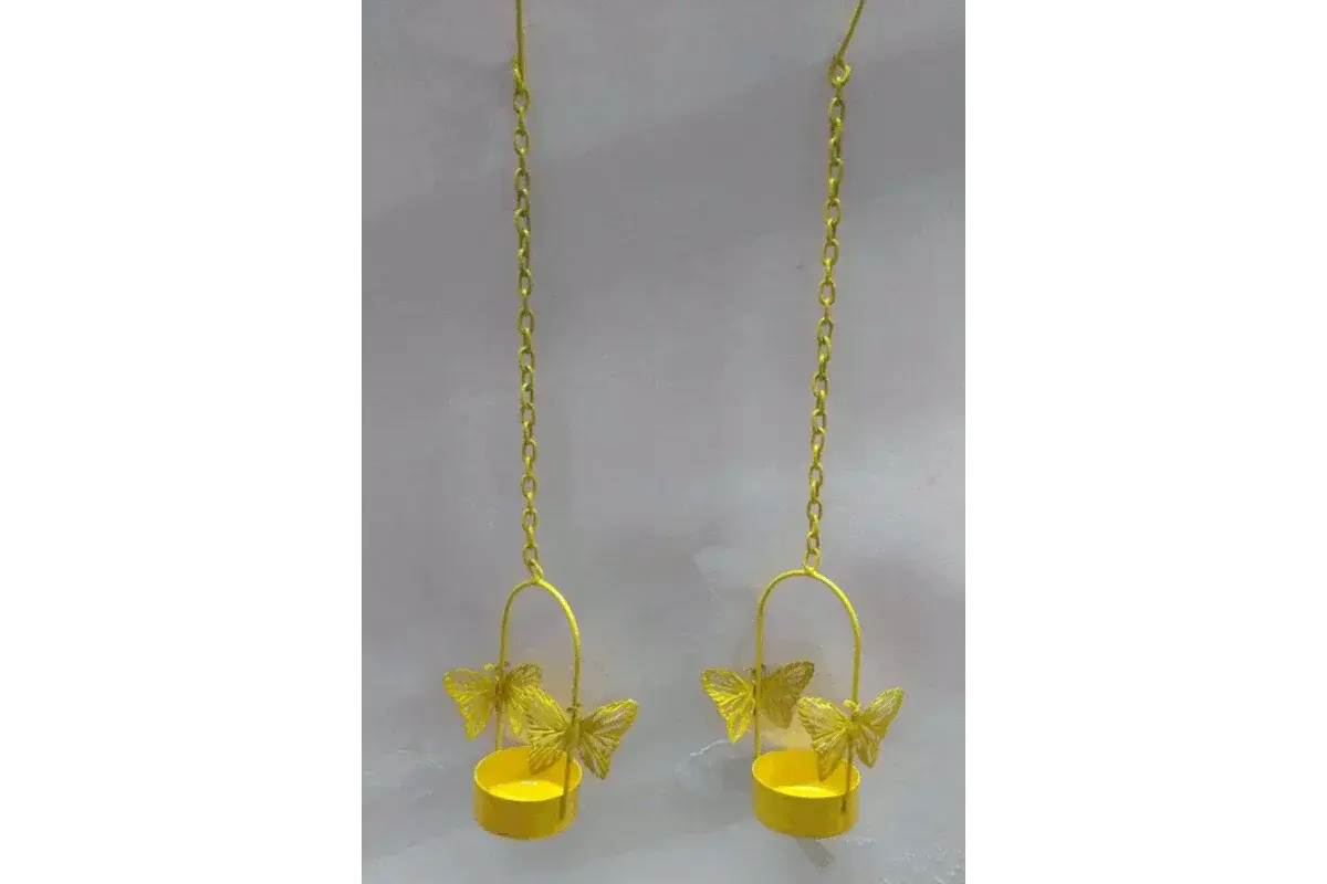 Decorative butterfly candle holder India