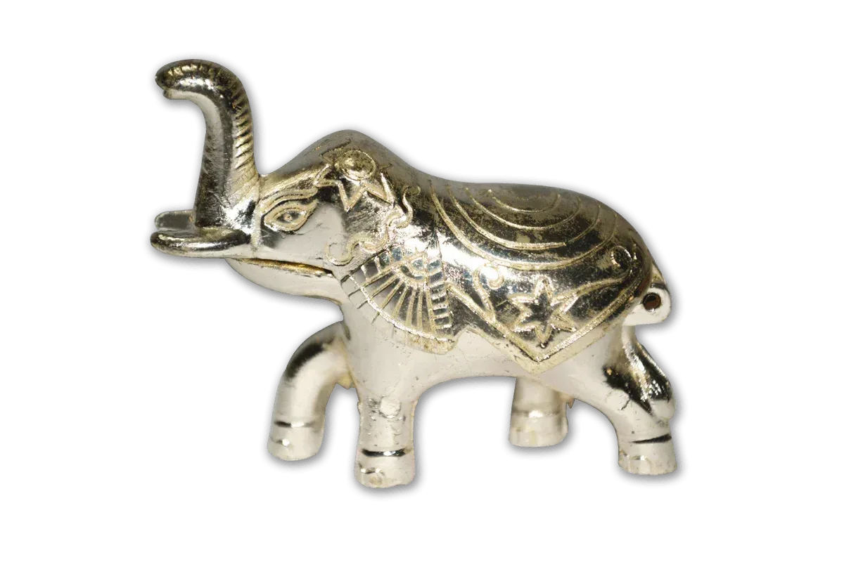 Elephant Shape Kumkum Box - Puja Celebrations