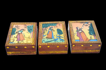 Gemstone Wooden Box