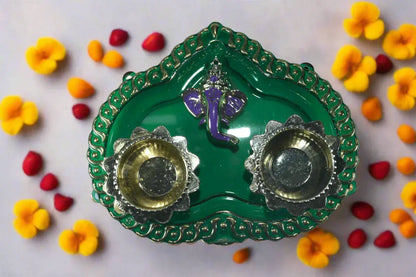 Modern Acrylic Haldi Kumkum Tray