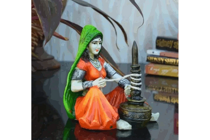 Rajasthani Lady with Chaas