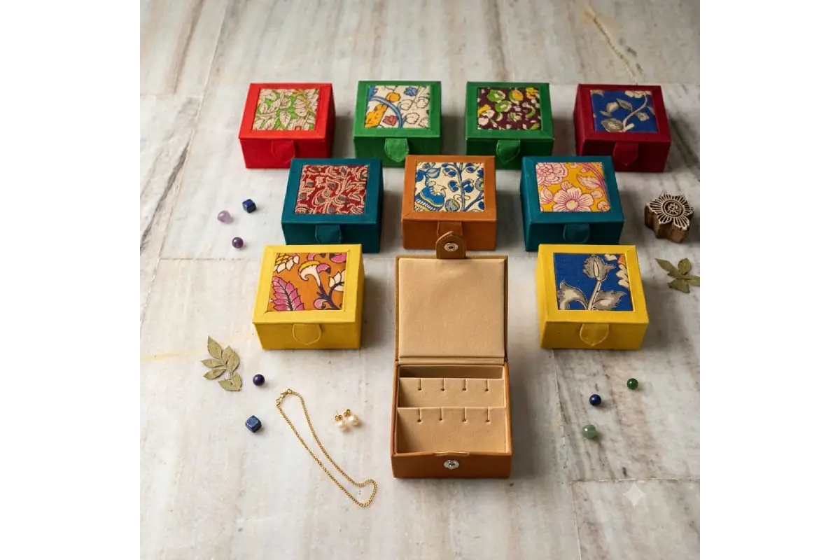 Kalamkari Earring Box