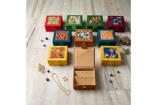 Kalamkari Earring Box