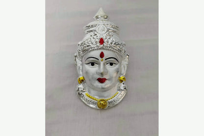 German silver Gowri face idols