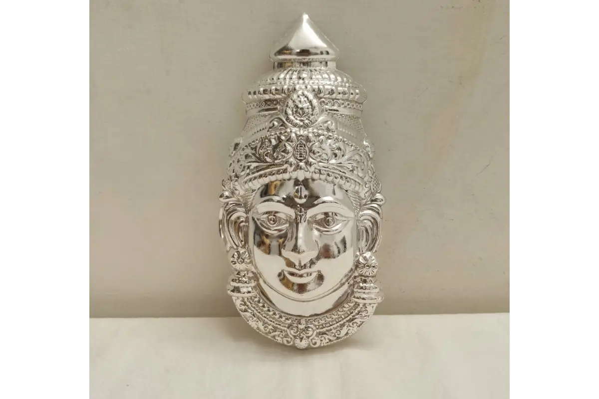 Brass & German Silver Devi Faces