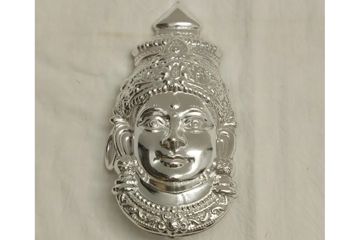 Brass & German Silver Devi Faces