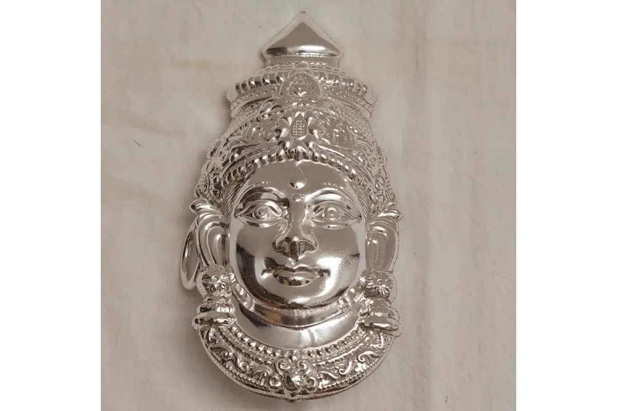 Brass & German Silver Devi Faces