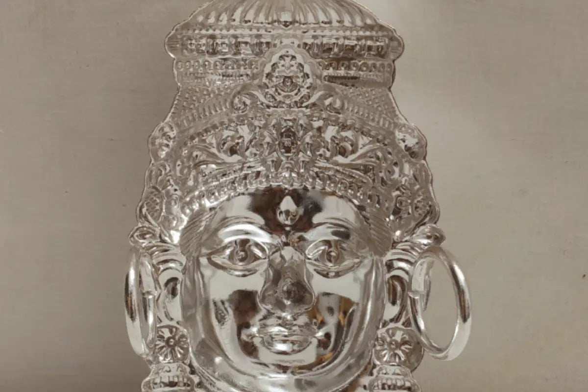 Brass & German Silver Devi Faces