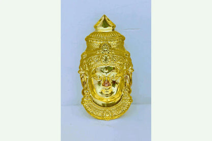 Traditional gold finished Swarna Gowri Amman face