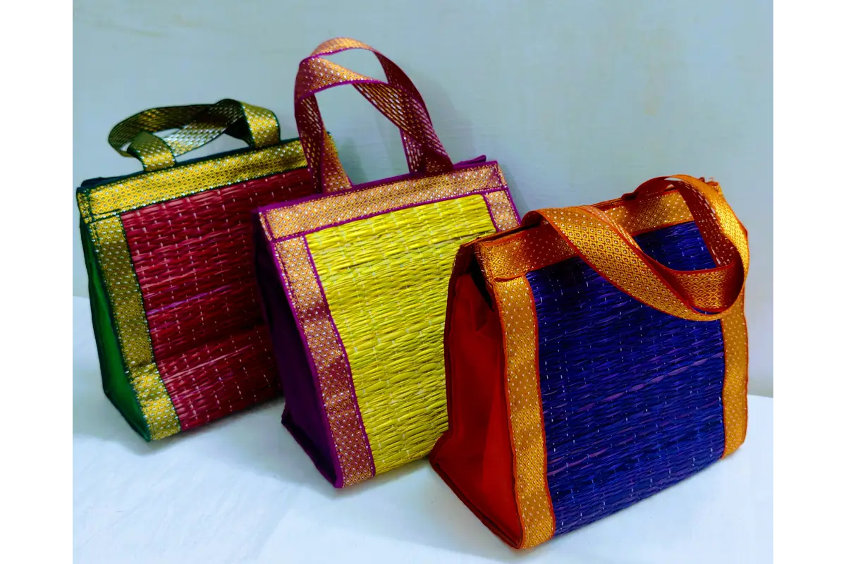 Korai Mat Bag – Eco-Friendly Traditional Handbag India