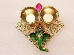 Ganesha With Kumkum Cups