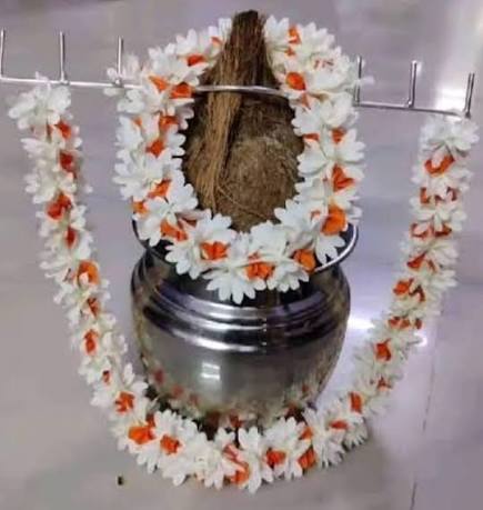 Navratri kalasam decoration accessory