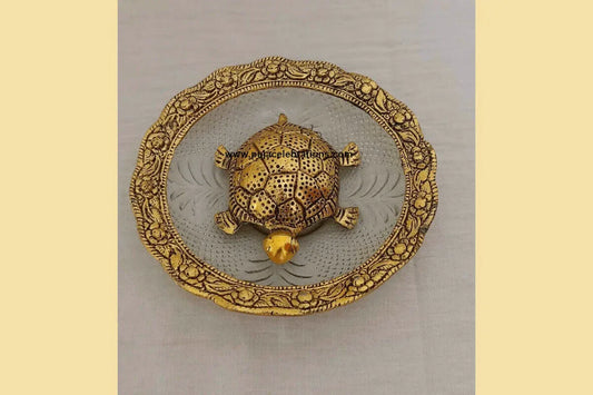 Tortoise on Plate - Puja Celebrations