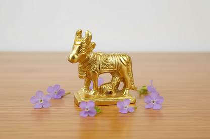 Cow and Calf Mini - Vastu Idol for Prosperity & Gifting