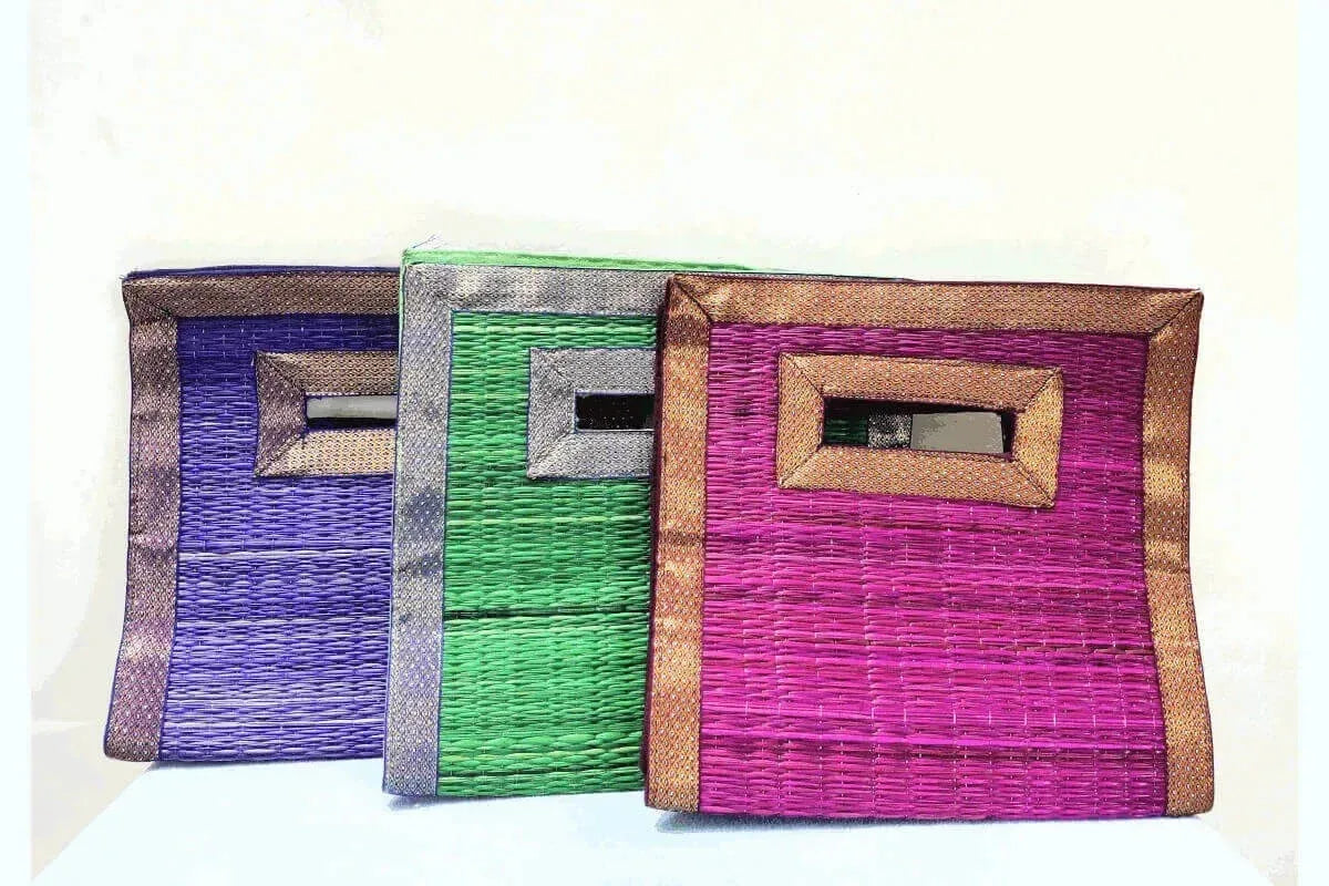 Designer Korai Mat Bag - Puja Celebrations
