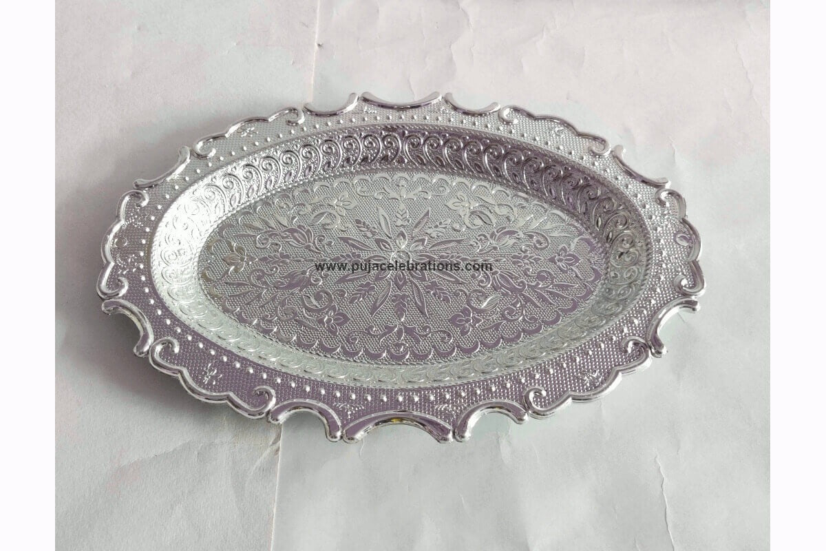 Oval Silver Tray