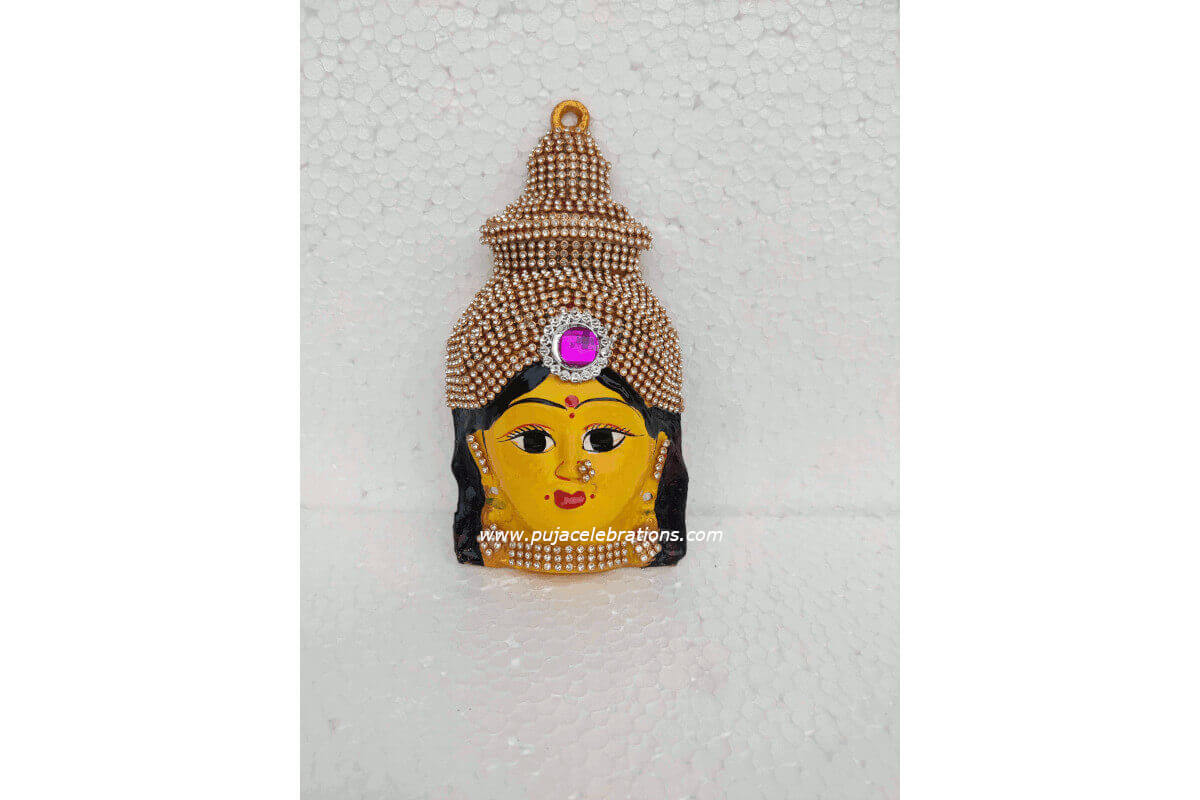 Lakshmi Amman Devi Decorated Face