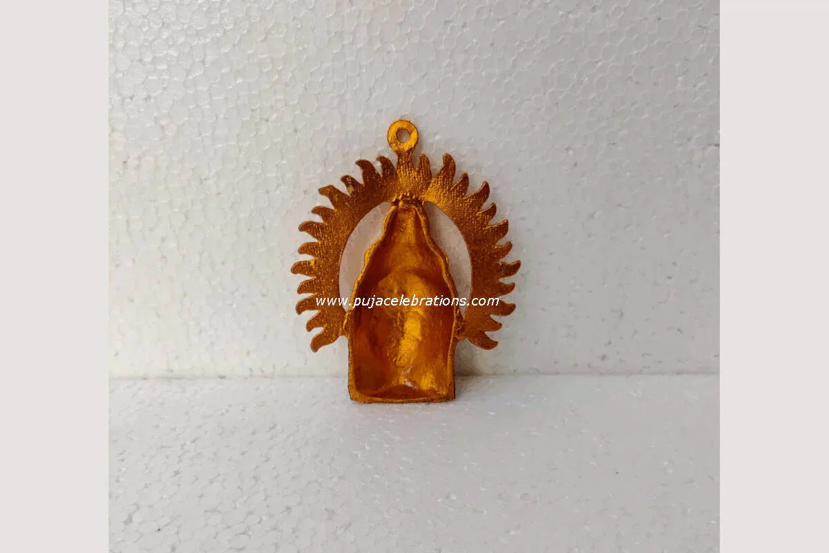 Varalakshmi Devi Amman Yellow Face Mukhvada - Puja Celebrations