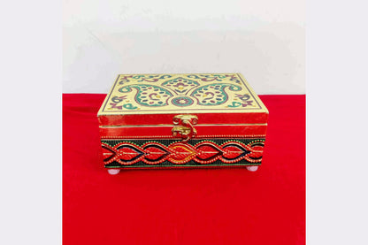 Meenakari Puja Jewel  Box