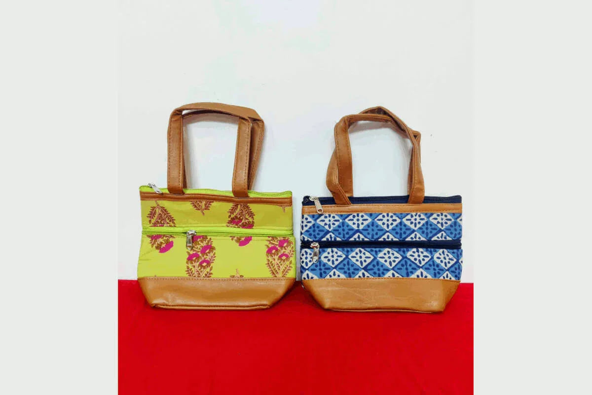 Kalamkari Designer Handbag - Puja Celebrations