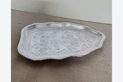 Silver Tray - Puja Celebrations